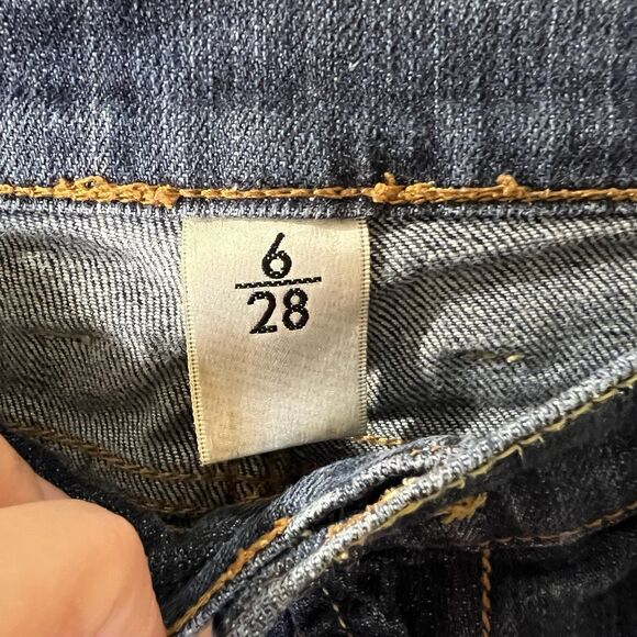 Lucky Brand Women's Bermuda Denim Shorts, Raw Hem, Size 6/28 - Picture 5 of 13